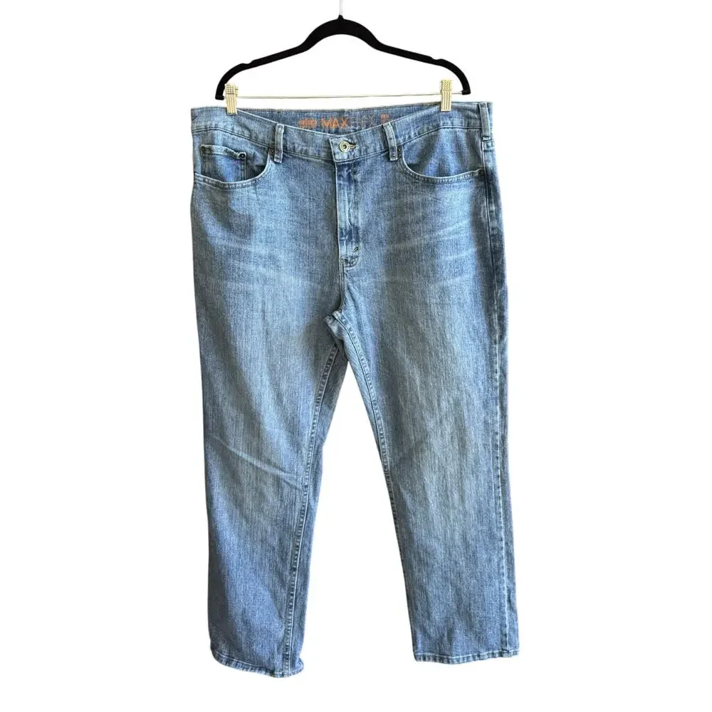 Urban Pipeline Max Flex Regular Straight Leg Denim Blue Jeans Mens 40X32